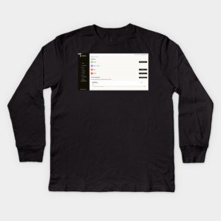 screenshot Kids Long Sleeve T-Shirt
