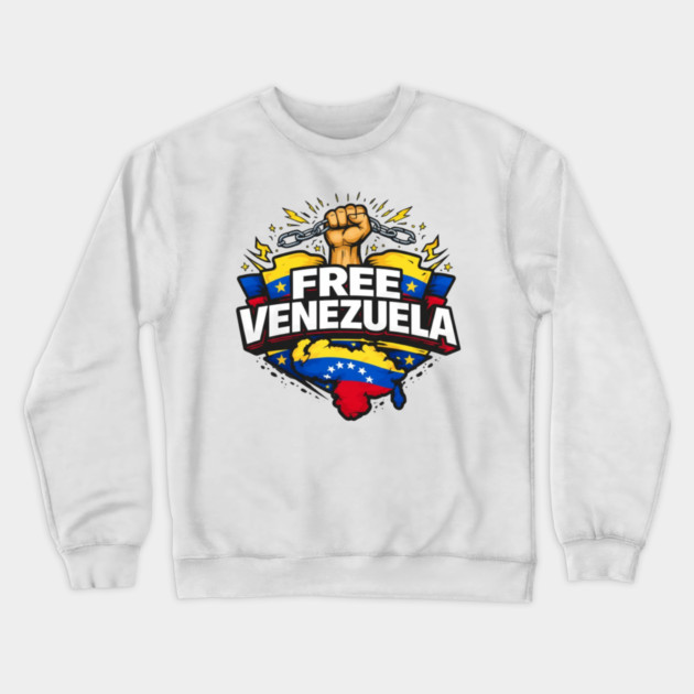 Venezuela Crewneck Sweatshirt by pringtee