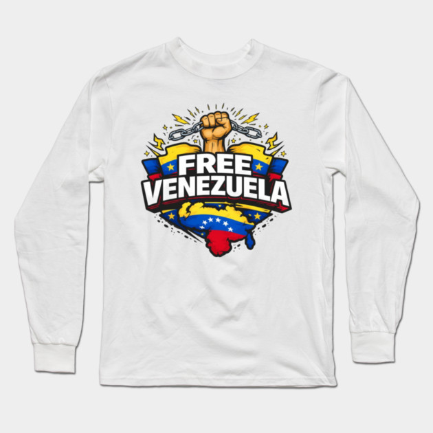Venezuela Long Sleeve T-Shirt by pringtee