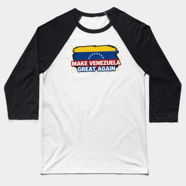 Venezuela Baseball T-Shirt by pringtee