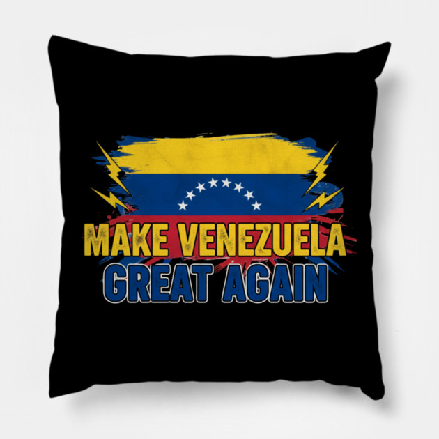 Venezuela Pillow by pringtee