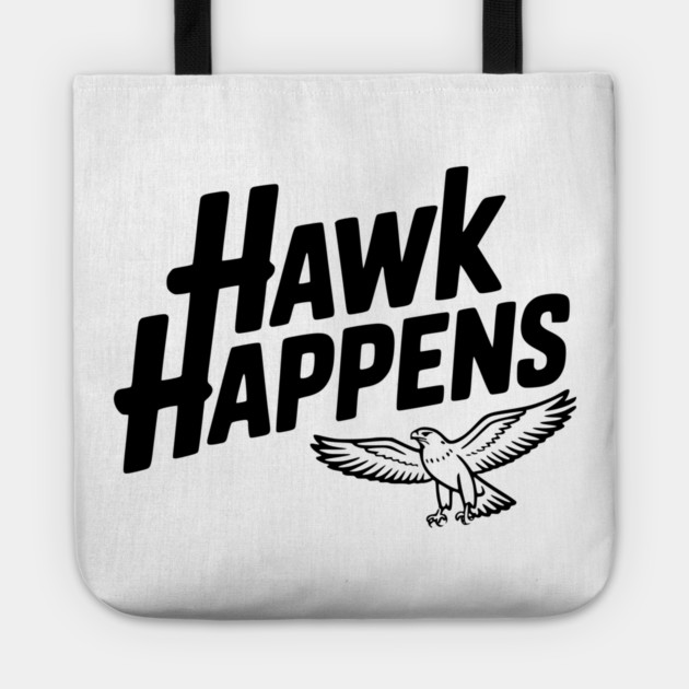Hawk Happens Tote by Frank Ring