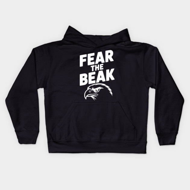 Fear the Beak Kids Hoodie by Frank Ring