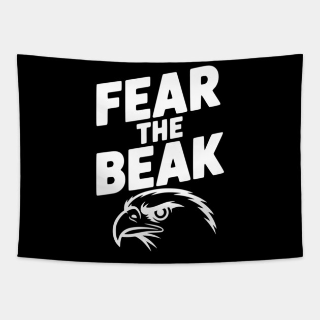 Fear the Beak Tapestry by Frank Ring