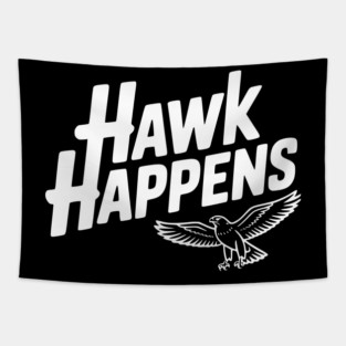 Hawk Happens Tapestry