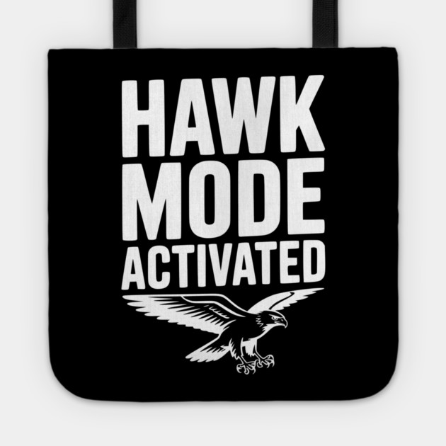 Hawk Mode Activated Tote by Frank Ring