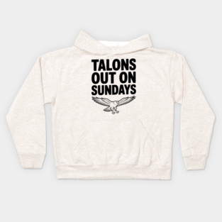Talons Out on Sundays Kids Hoodie