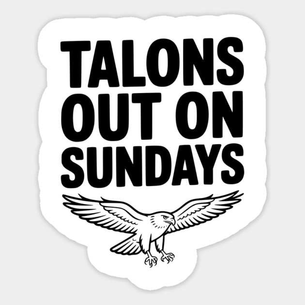 Talons Out on Sundays Magnet by Frank Ring