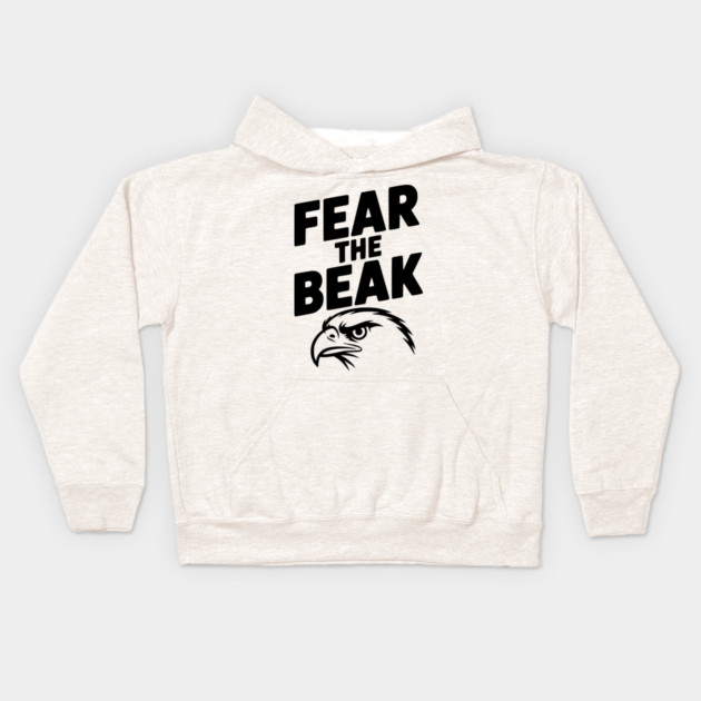 Fear the Beak Kids Hoodie by Frank Ring