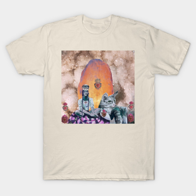 Sacred feline T-Shirt by Sigridur Dögg's Store