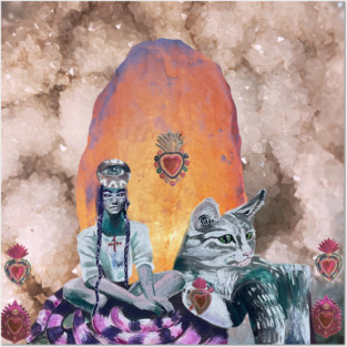 Sacred feline Posters and Art