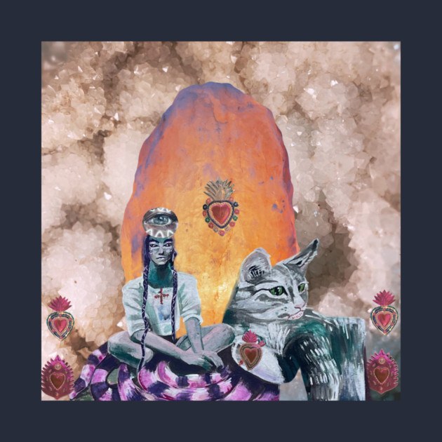 Sacred feline by Sigridur Dögg's Store