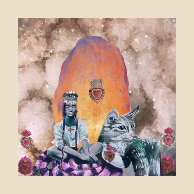 Sacred feline by Sigridur Dögg's Store