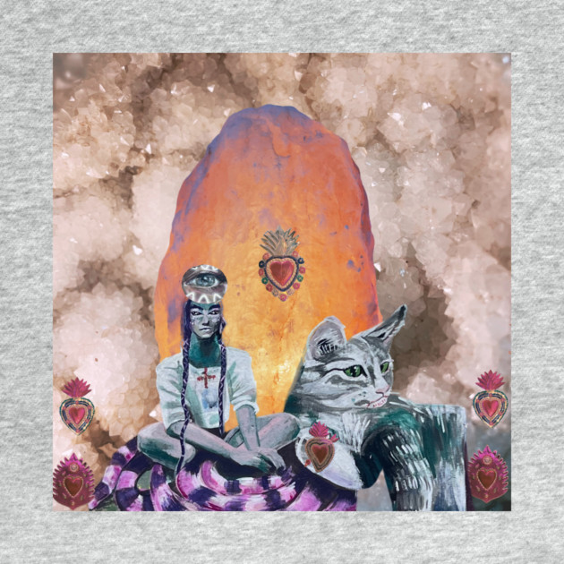 Sacred feline by Sigridur Dögg's Store