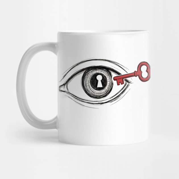 Keyhole Eye – Key to the Soul Surreal Art by Designed By Marty