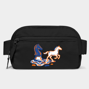 Knight's Escape – Bold Line Chess Horse Art Bag