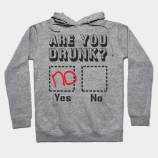 Are You Drunk Poor Decisions Drinking Pun Hoodie