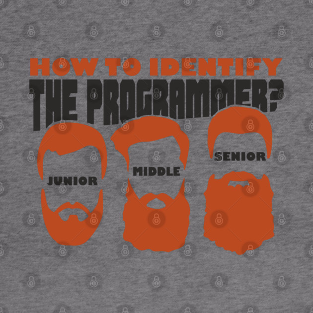 Software Dev Programmer Funny Beard Levels by Anticorporati