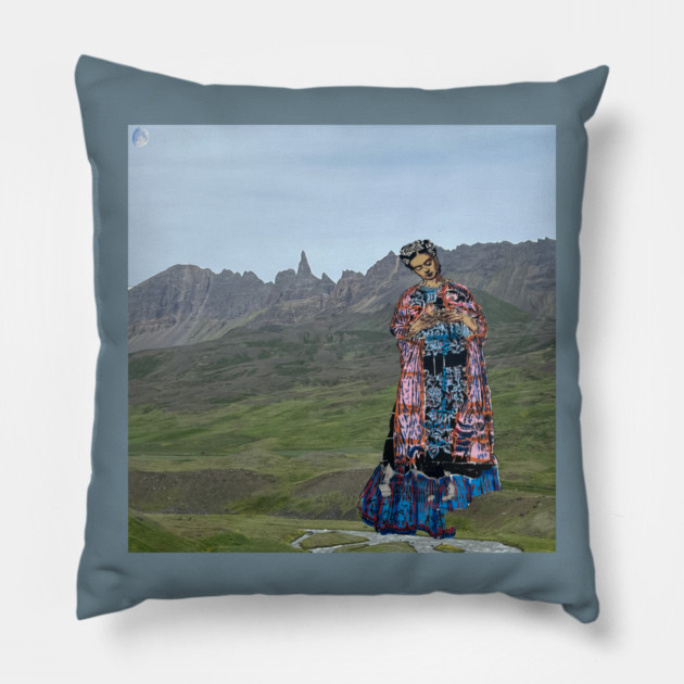 She Took Her Feelings for a Walk Pillow by Sigridur Dögg's Store