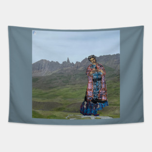 She Took Her Feelings for a Walk Tapestry