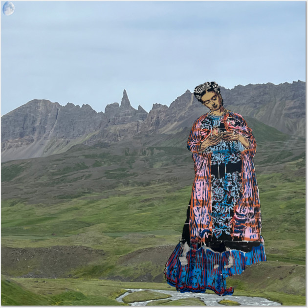 She Took Her Feelings for a Walk Wall Art by Sigridur Dögg's Store