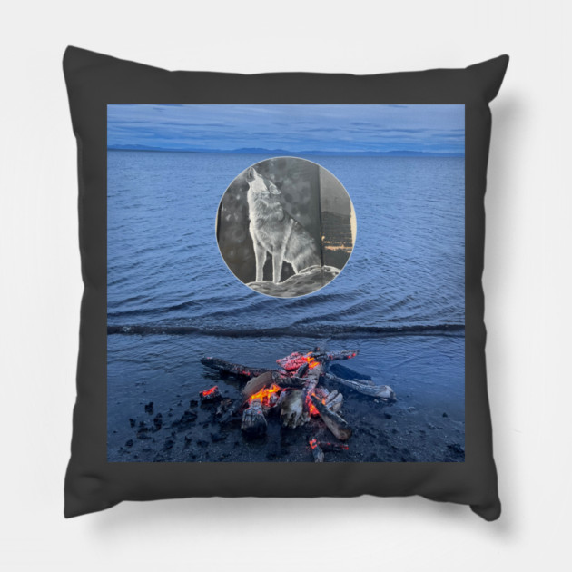 Howling at the End of the Ritual Pillow by Sigridur Dögg's Store