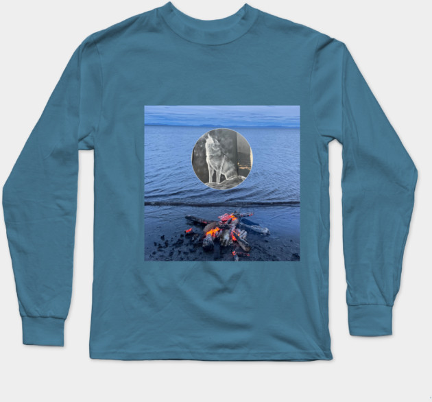 Howling at the End of the Ritual Long Sleeve T-Shirt by Sigridur Dögg's Store