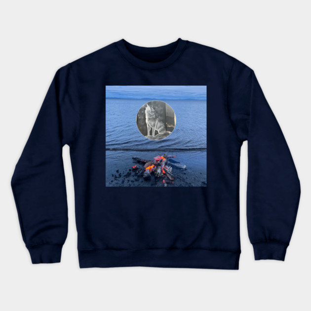 Howling at the End of the Ritual Crewneck Sweatshirt by Sigridur Dögg's Store