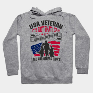 USA Veteran Remembrance Some Dream Others Serve Hoodie