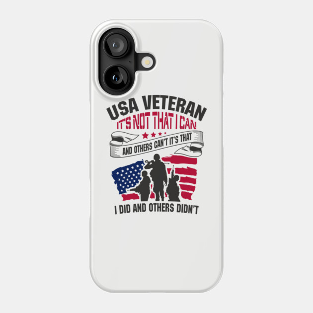 USA Veteran Remembrance Some Dream Others Serve Phone Case by Anticorporati