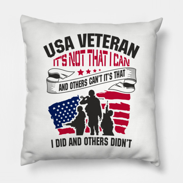 USA Veteran Remembrance Some Dream Others Serve Pillow by Anticorporati