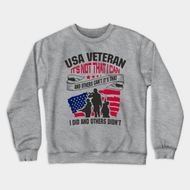 USA Veteran Remembrance Some Dream Others Serve Crewneck Sweatshirt by Anticorporati