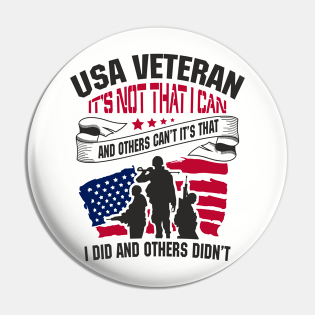 USA Veteran Remembrance Some Dream Others Serve Pin by Anticorporati