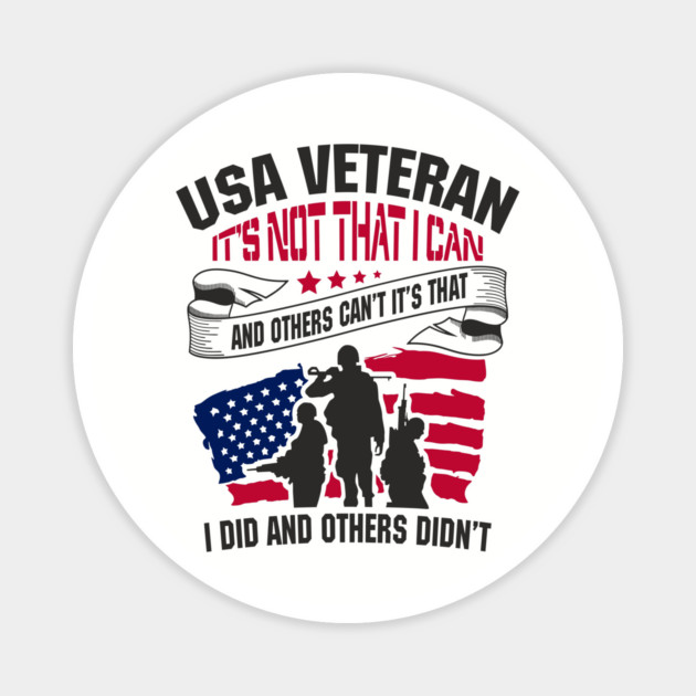 USA Veteran Remembrance Some Dream Others Serve Magnet by Anticorporati
