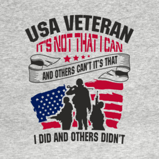 USA Veteran Remembrance Some Dream Others Serve T-Shirt