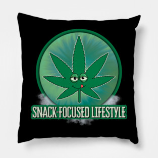 Snack-Focused Lifestyle Pillow