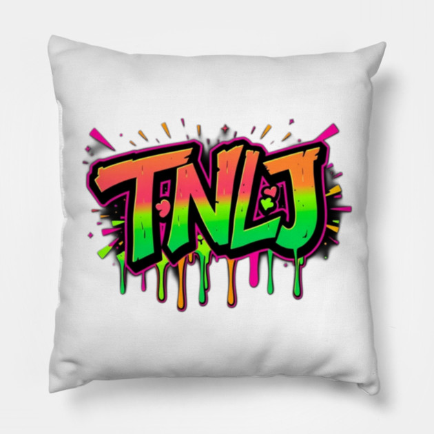 TNLJ logo Pillow by Lou Johnson