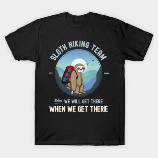 Sloth Hiking Sloth Hiking Team T-Shirt