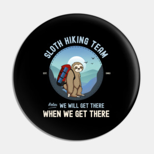 Sloth Hiking Sloth Hiking Team Pin