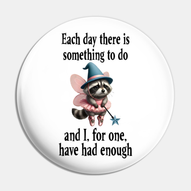 Tired Raccoon Fairy has had enough of working each day Pin by Luxinda