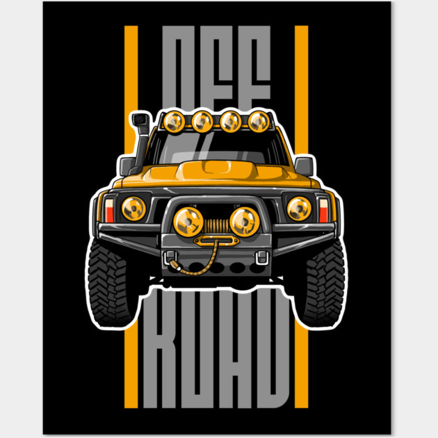 off road nissan patrol Wall Art by monsalveautos