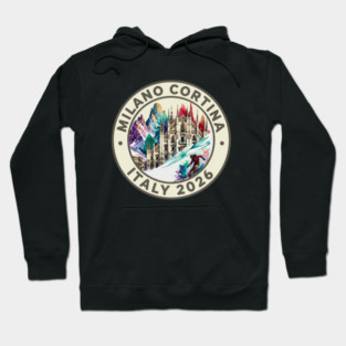 Milano Cortina 2026 Italy Winter Sports Hoodie