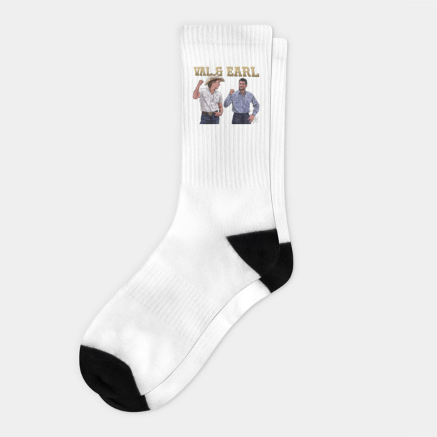 Tremors: Val & Earl Socks by 51Deesigns