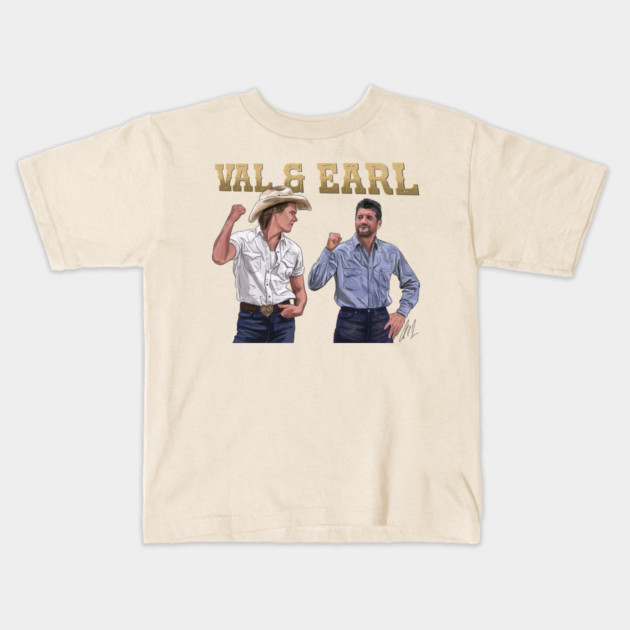 Tremors: Val & Earl Kids T-Shirt by 51Deesigns