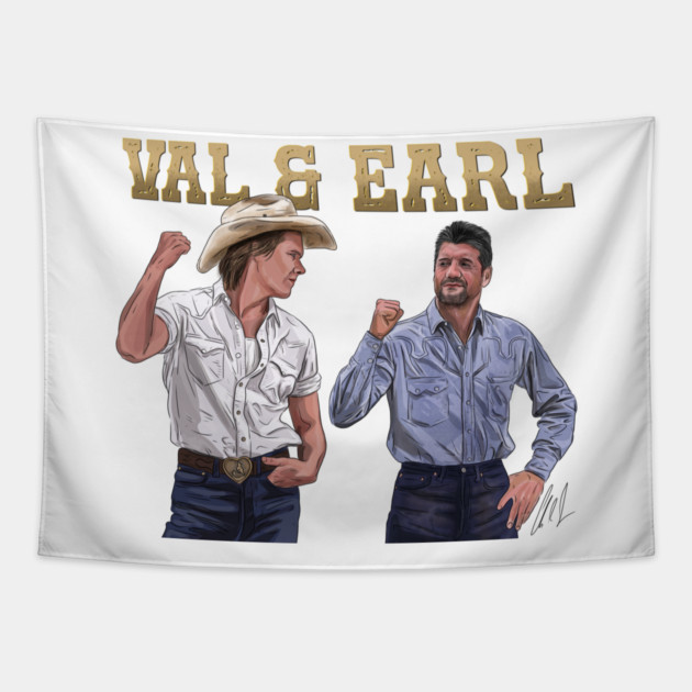 Tremors: Val & Earl Tapestry by 51Deesigns