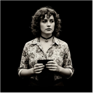 Vintage Woman Portrait Posters and Art