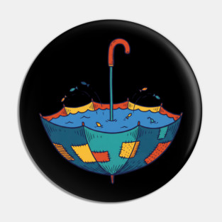 Umbrella Aquarium – Cozy Rainy Day Fish Shelter Pin