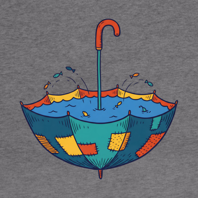 Umbrella Aquarium – Cozy Rainy Day Fish Shelter by Designed By Marty