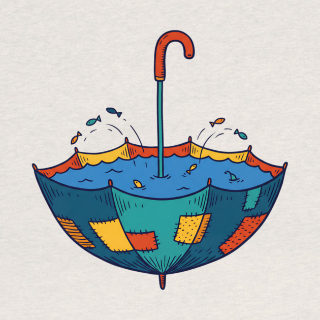 Umbrella Aquarium – Cozy Rainy Day Fish Shelter by Designed By Marty