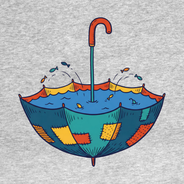 Umbrella Aquarium – Cozy Rainy Day Fish Shelter by Designed By Marty